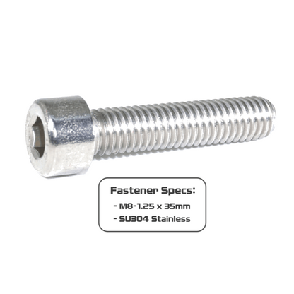 ZSPEC M8-1.25x35mm Socket-Cap SHSC Fasteners, Stainless, 10-Pack - ZSD-566783-  DRIVEN - 2