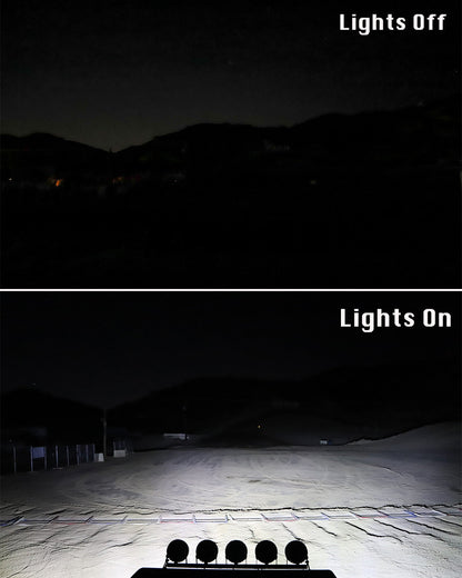 Off Road Side Mirror Pair With Sidewinder LED Pod Lights