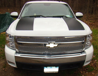 Hood Scoop Decal Stripes - 07-13 Silverado - SIL:0713:Hood-34-sku-45344763314363-sku-45344763347131-sku-45344763379899-sku-45344763412667-  DRIVEN - 4