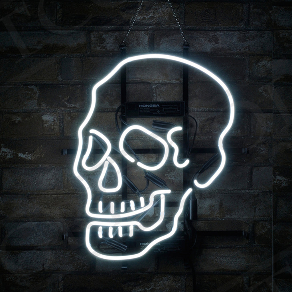 Skull Bone Shape Neon Ligh Sign - MEXC018-  DRIVEN - 1