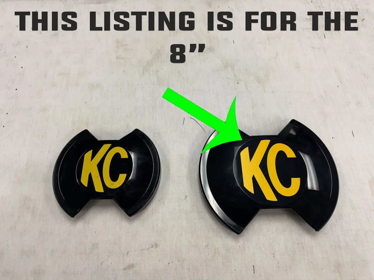 KC HiLITES 8" SlimLite LED Cover Topo Overlays - Universal - KCHISL.WH.CG-KCHISL.WH.CODE-KCHISL.WH.RACE-  DRIVEN - 2