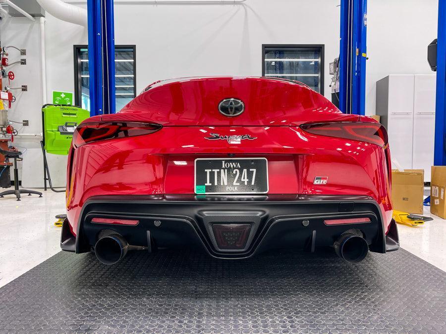 Smoked or Red Aftermarket F1 Overlay - 2020+ Supra - A90F1DS-A90F1LS-A90F1RD-  DRIVEN - 4