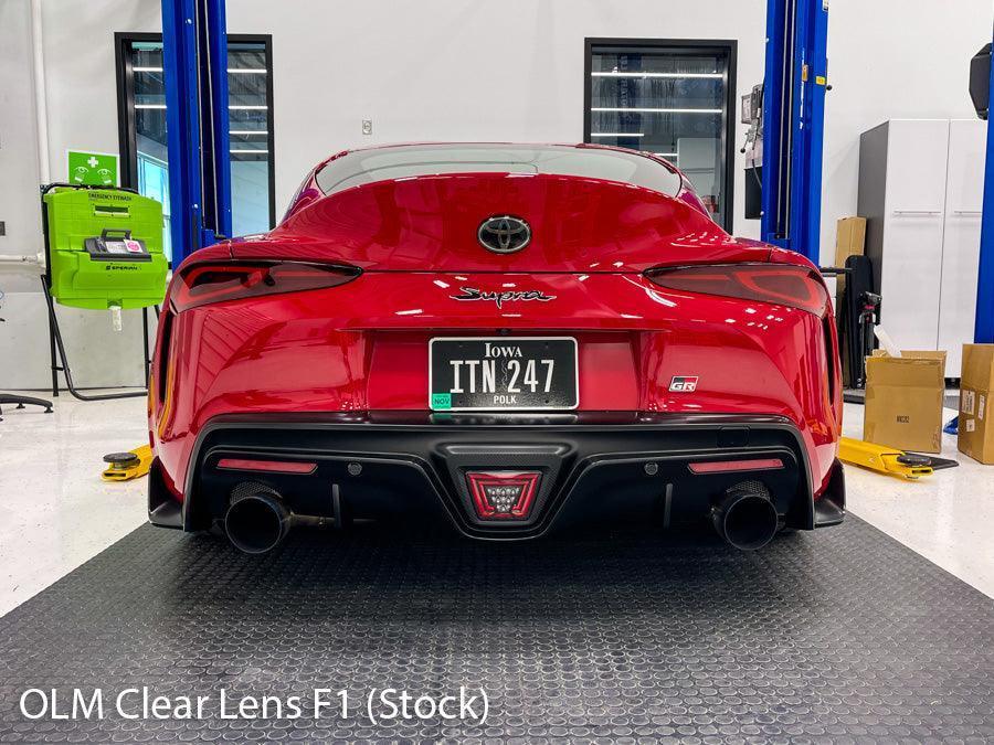 Smoked or Red Aftermarket F1 Overlay - 2020+ Supra - A90F1DS-A90F1LS-A90F1RD-  DRIVEN - 6