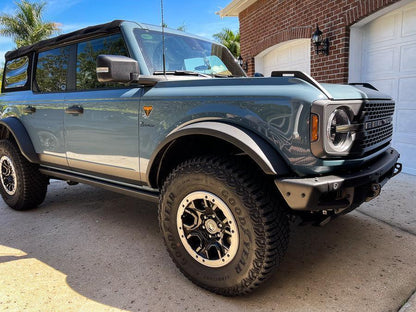 Smoked Sidemarker Overlays (Front and Rear) - 2021+ Bronco (w/ LED Taillights) - sku-40602374766703-sku-40602374799471-sku-40602374832239-sku-40602374865007-sku-40602374897775-  DRIVEN - 3