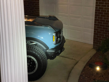 Smoked Sidemarker Overlays (Front and Rear) - 2021+ Bronco (w/ LED Taillights) - sku-40602374766703-sku-40602374799471-sku-40602374832239-sku-40602374865007-sku-40602374897775-  DRIVEN - 5