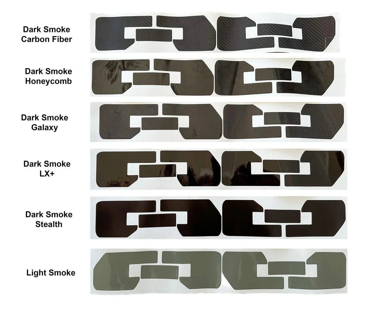 Smoked Sidemarker Overlays (Front Only) - 2016-2023 Tacoma - 16TACONCOSMFRONT-DSH-16TACONCOSMFRONT-LSH-16TACONCOSMFRONT-STH-16TACONCOSMFRONT-CFH-16TACONCOSMFRONT-HCH-  DRIVEN - 3
