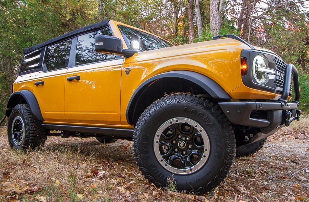 Smoked Sidemarker Overlays (Front Only) - 2021+ Bronco (ALL) - 21BRONCOSMFRONT-DS-21BRONCOSMFRONT-LS-21BRONCOSMFRONT-ST-21BRONCOSMFRONT-CF-21BRONCOSMFRONT-HC-  DRIVEN - 6