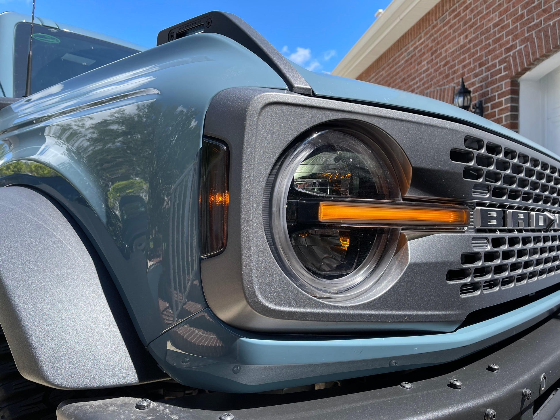 Smoked Signature DRL Bar Overlays - 2021+ Bronco (Signature Headlights) - 21BRONCODRLDS-21BRONCODRLLS-21BRONCODRLST-21BRONCODRLCB-21BRONCODRLHC-  DRIVEN - 3