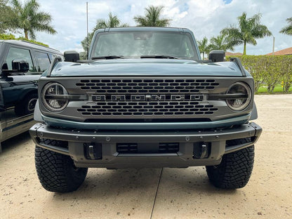 Smoked Signature DRL Bar Overlays - 2021+ Bronco (Signature Headlights) - 21BRONCODRLDS-21BRONCODRLLS-21BRONCODRLST-21BRONCODRLCB-21BRONCODRLHC-  DRIVEN - 4
