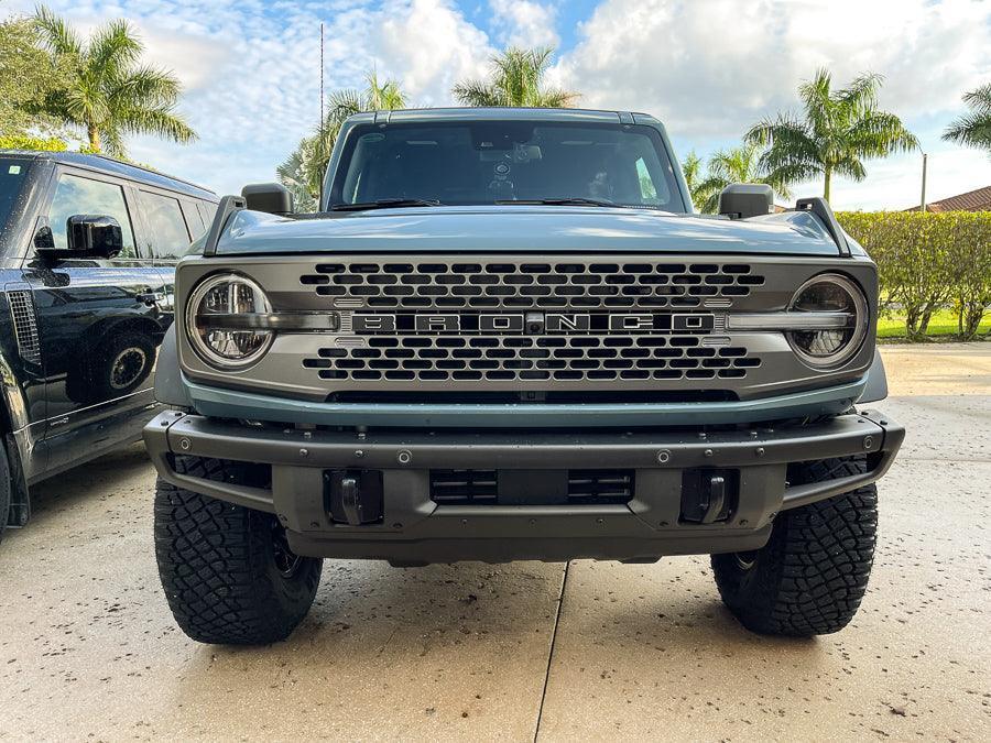 Smoked Signature DRL Bar Overlays - 2021+ Bronco (Signature Headlights) - 21BRONCODRLDS-21BRONCODRLLS-21BRONCODRLST-21BRONCODRLCB-21BRONCODRLHC-  DRIVEN - 7