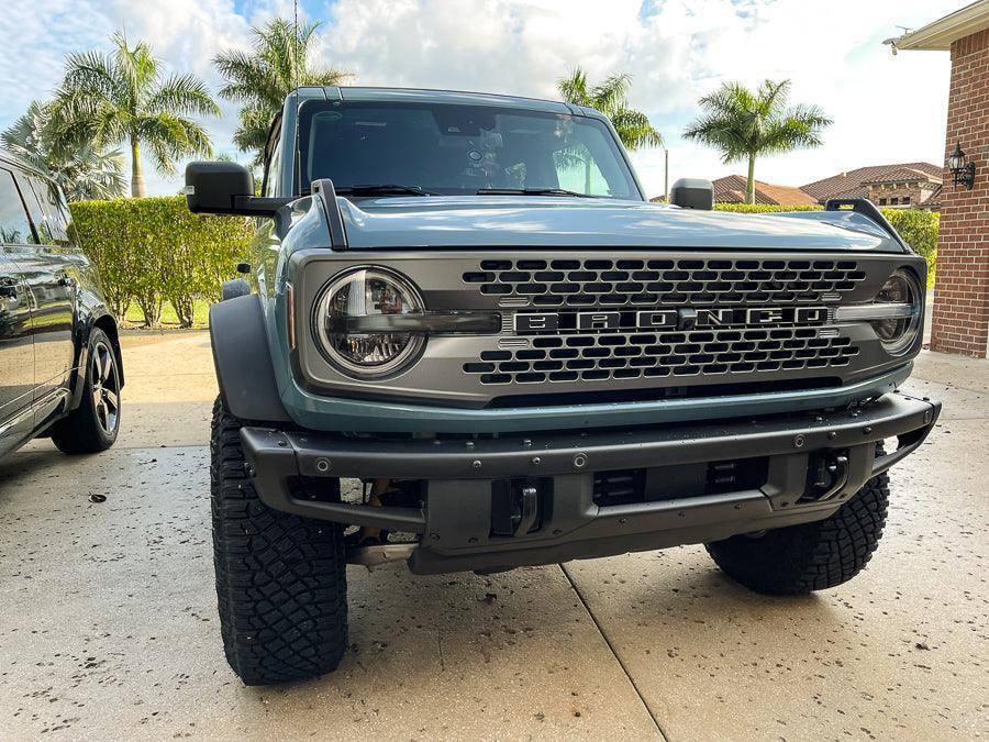 Smoked Signature DRL Bar Overlays - 2021+ Bronco (Signature Headlights) - 21BRONCODRLDS-21BRONCODRLLS-21BRONCODRLST-21BRONCODRLCB-21BRONCODRLHC-  DRIVEN - 8