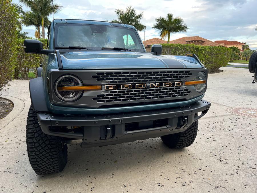 Smoked Signature DRL Bar Overlays - 2021+ Bronco (Signature Headlights) - 21BRONCODRLDS-21BRONCODRLLS-21BRONCODRLST-21BRONCODRLCB-21BRONCODRLHC-  DRIVEN - 9