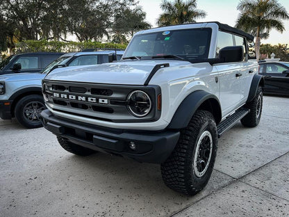 Smoked Signature Style Light Bar Overlays - 2021+ Bronco (Standard Headlights) - 21BRONCODRLDS-21BRONCODRLLS-21BRONCODRLST-21BRONCODRLCB-21BRONCODRLHC-  DRIVEN - 5