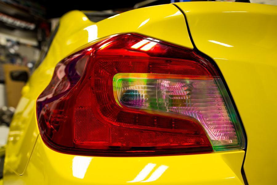 Smoked Tail Light Overlays (Dark, Light, Red, or Yellow) for 2015-2020 Subaru WRX / STI - 15WRXTLDS-15WRXTLRD-15WRXTLLS-15WRXTLYL-15WRXTLCH-  DRIVEN - 10