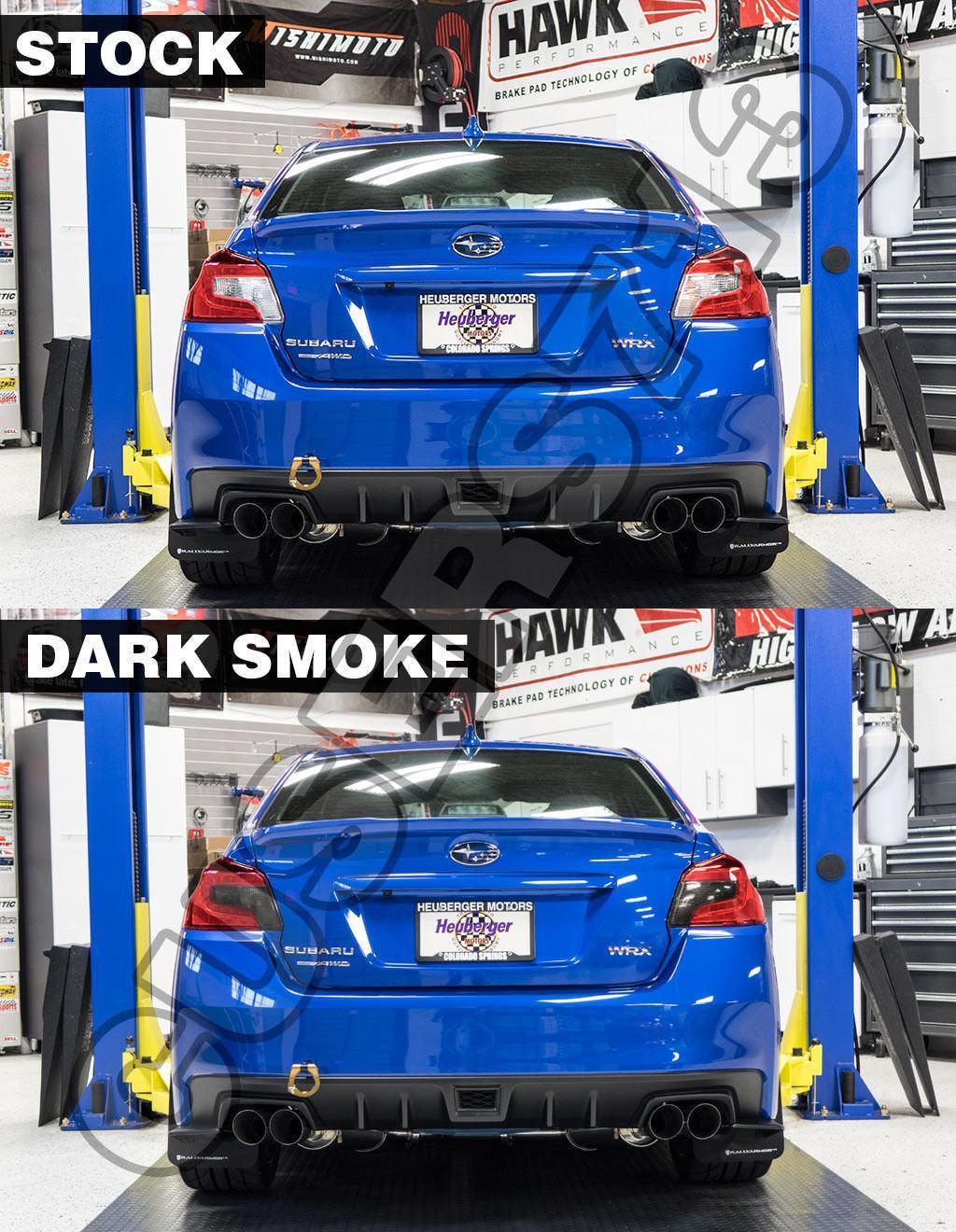 Smoked Tail Light Overlays (Dark, Light, Red, or Yellow) for 2015-2020 Subaru WRX / STI - 15WRXTLDS-15WRXTLRD-15WRXTLLS-15WRXTLYL-15WRXTLCH-  DRIVEN - 2