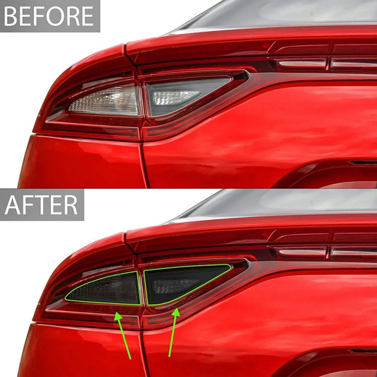 Smoked Taillight Overlays - 2018-2021 Kia Stinger GT - 18STINGERGTTL-DS-18STINGERGTTL-LS-18STINGERGTTL-ST-18STINGERGTTL-GL-18STINGERGTTL-HC-  DRIVEN - 1