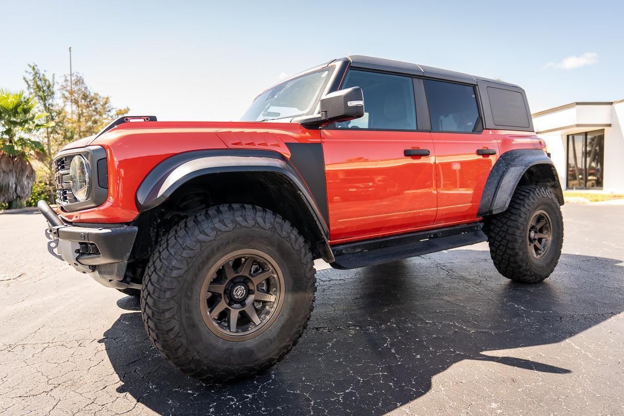 Solid Fender Overlays - 2022+ Bronco Raptor - 21BRAPFEN-MB-21BRAPFEN-GB-21BRAPFEN-RD-21BRAPFEN-WH-21BRAPFEN-BL-  DRIVEN - 4