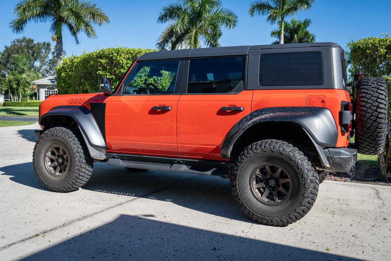 Solid Fender Overlays - 2022+ Bronco Raptor - 21BRAPFEN-MB-21BRAPFEN-GB-21BRAPFEN-RD-21BRAPFEN-WH-21BRAPFEN-BL-  DRIVEN - 6