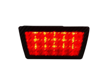 Special Edition Dark Smoke Carbon Fiber F1 / Rear Fog Light Overlay  - 2015-2022 Subaru WRX / STI - 15WRX-F1-DSCB-  DRIVEN - 2