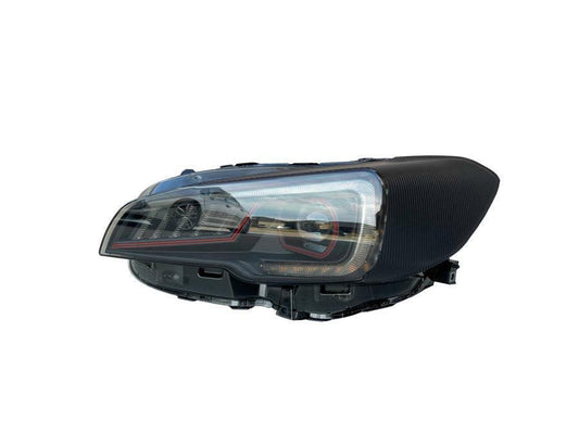 Special Edition Dark Smoke Carbon Fiber SubiSpeed Headlight Overlays - 2015-2021 WRX / STI - 15WRXSBSHLCB-  DRIVEN - 1