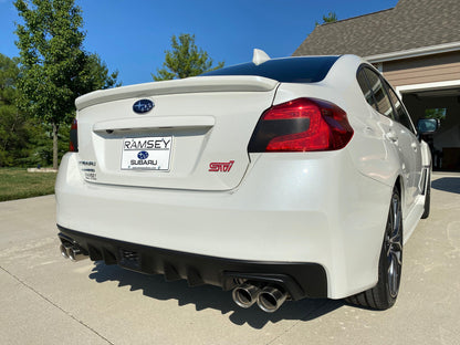 Special Edition Dark Smoke Carbon Fiber Tail Light Overlays - 2015+ WRX / STI - SFB15WRXTLDSCB-  DRIVEN - 2