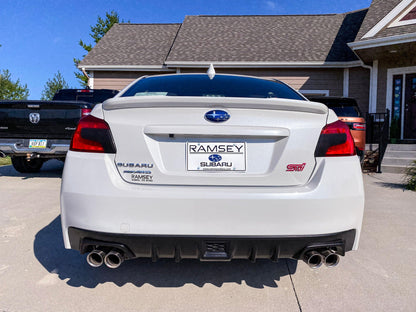 Special Edition Dark Smoke Carbon Fiber Tail Light Overlays - 2015+ WRX / STI - SFB15WRXTLDSCB-  DRIVEN - 3