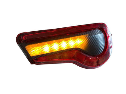 Special Edition Dark Smoke Carbon Fiber Tail Light Overlays - 2017-2021 Toyota 86 / Subaru BRZ - 1786TLDSCF-  DRIVEN - 2