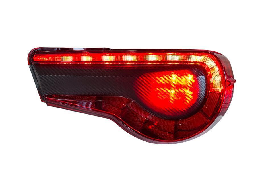 Special Edition Dark Smoke Carbon Fiber Tail Light Overlays - 2017-2021 Toyota 86 / Subaru BRZ - 1786TLDSCF-  DRIVEN - 4