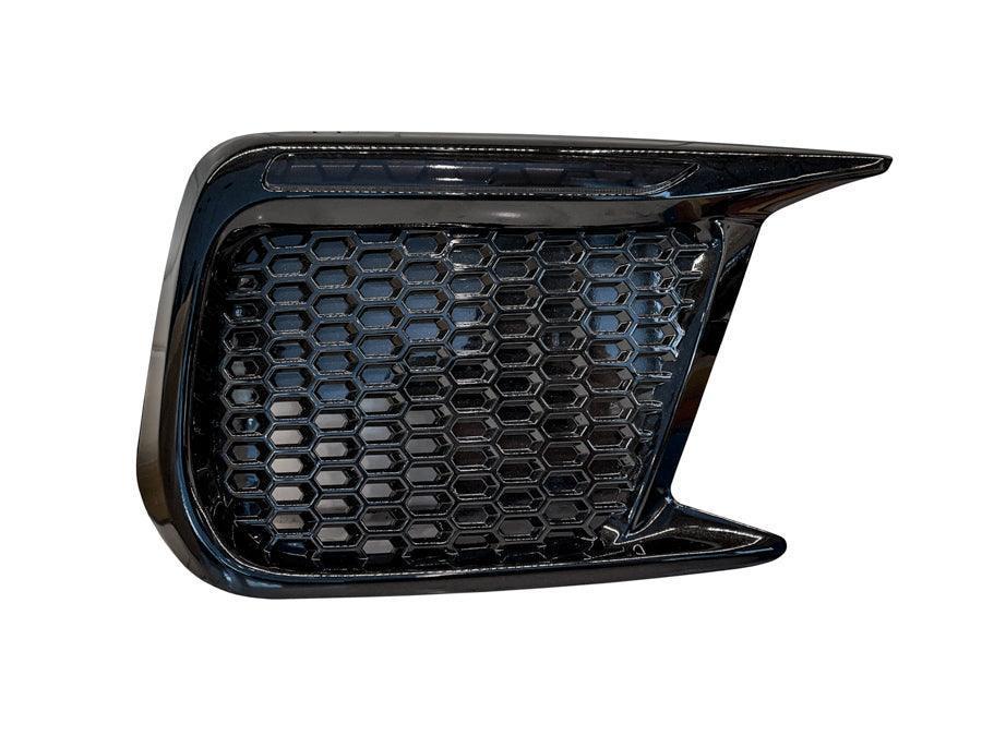 Special Edition Dark Smoke Honeycomb (Hex) JDM DRL Bezel Overlays - 2018-2021 WRX / STI - 15WRXFGDRLHC-  DRIVEN - 3