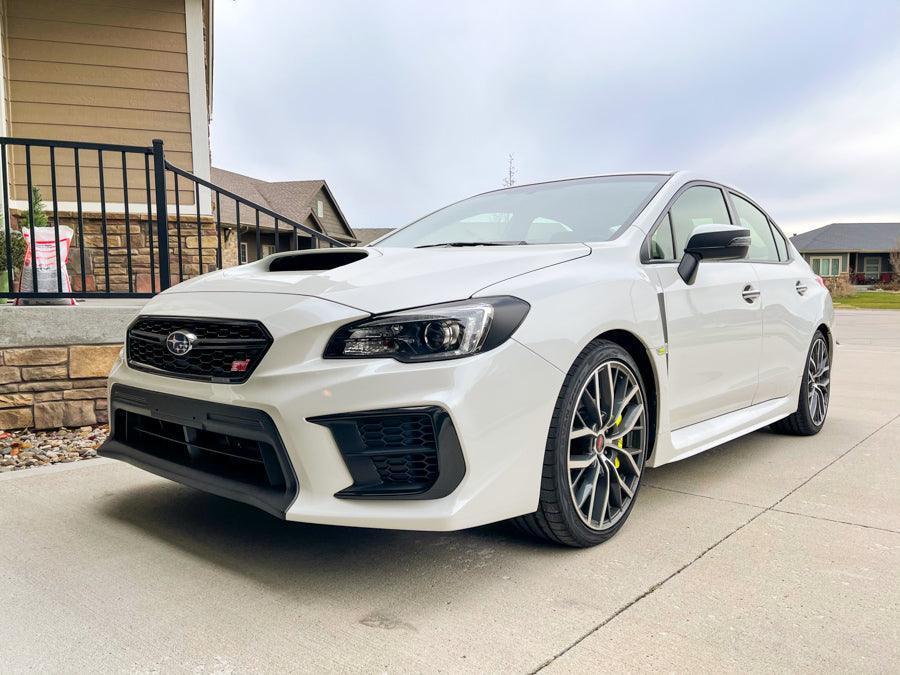Special Edition Dark Smoke Stealth Headlight Overlays - 2015-2020 WRX / STI - 15WRXHLDSST-  DRIVEN - 2