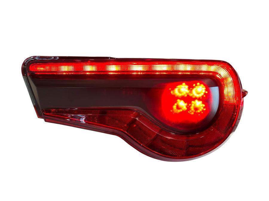 Special Edition Dark Smoke Stealth Tail Light Overlays - 2017-2021 Toyota 86 / Subaru BRZ - 1786TLDSST-  DRIVEN - 4