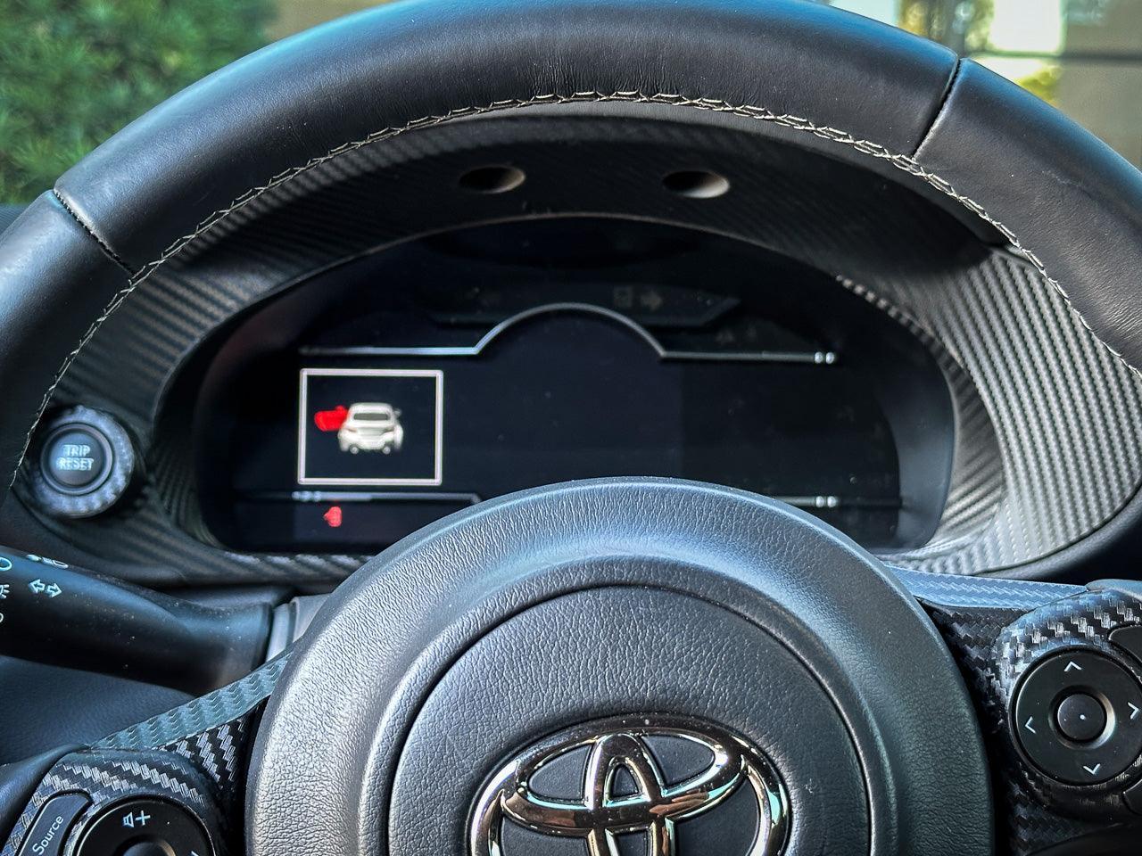 Speedometer Cluster 3D Carbon Overlay (5 Pieces) - 2022+ BRZ / GR86 - 22BRZSPEEDO-3DBL-22BRZSPEEDO-3DBR-  DRIVEN - 3