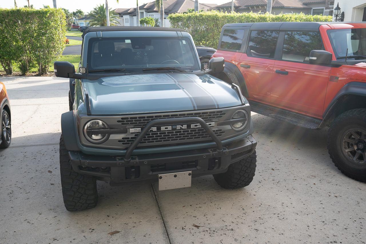 Stealth Clear Badlands Topographic Map Hood Overlay - 2021+ Bronco - 21BRONCOTOPOCL-21BRONCOTOPOCL-X2-  DRIVEN - 13