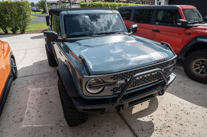 Stealth Clear Badlands Topographic Map Hood Overlay - 2021+ Bronco - 21BRONCOTOPOCL-21BRONCOTOPOCL-X2-  DRIVEN - 19