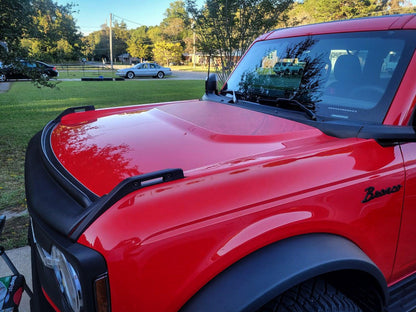 Stealth Clear Moab Topographic Map Hood Overlay - 2021+ Bronco - 21BRONCOTOPOCL-MB-21BRONCOTOPOCL-MBX2-  DRIVEN - 2