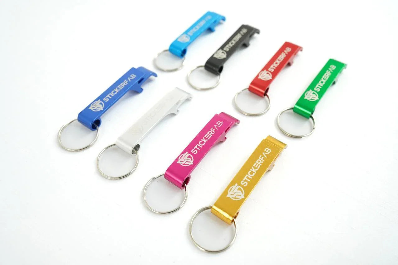 StickerFab Keychain Bottle Opener - Universal - ETCHBTLOPENSF-BK-ETCHBTLOPENSF-BL-ETCHBTLOPENSF-OR-ETCHBTLOPENSF-LB-ETCHBTLOPENSF-GR-  DRIVEN - 1