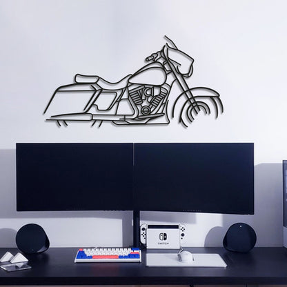 Harley Davidson Street Glide Metal Motorcycle Wall Art - MT1094 - MT1094B49L-MT1094B69L-MT1094B80L-MT1094B99L-MT1094B120L-  DRIVEN - 7