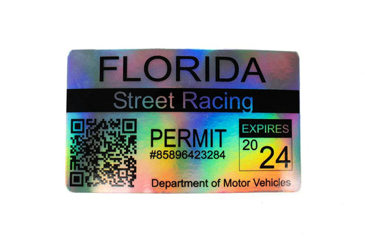 Street Racing Permit Sticker 3.5" - All States - sfbSTRTRACEPT-AL-sfbSTRTRACEPT-AL-sfbSTRTRACEPT-AL-sfbSTRTRACEPT-AL-sfbSTRTRACEPT-AL-  DRIVEN - 1