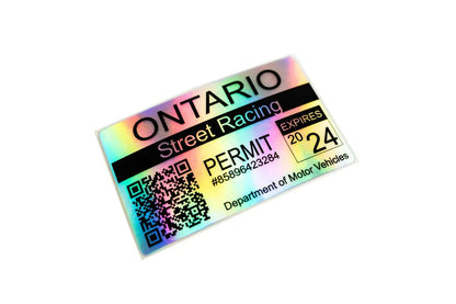 Street Racing Permit Sticker 3.5" - Canada All Provinces - sfbSTRTRACEPT-ON-sfbSTRTRACEPT-ON-sfbSTRTRACEPT-QC-sfbSTRTRACEPT-QC-sfbSTRTRACEPT-NS-  DRIVEN - 4