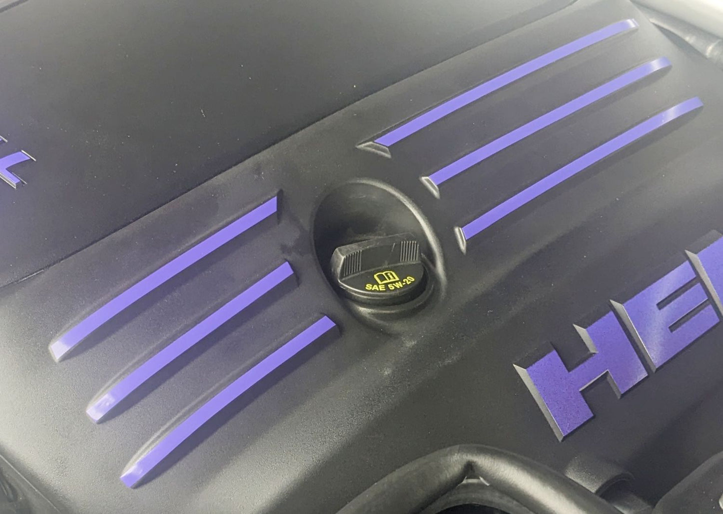 Engine Cover STRIPE Decals - 09-23 Challenger 5.7L - Challenger:EC-Stripes-01-Challenger:EC-Stripes-03-Challenger:EC-Stripes-02-Challenger:EC-Stripes-04-Challenger:EC-Stripes-05-  DRIVEN - 4