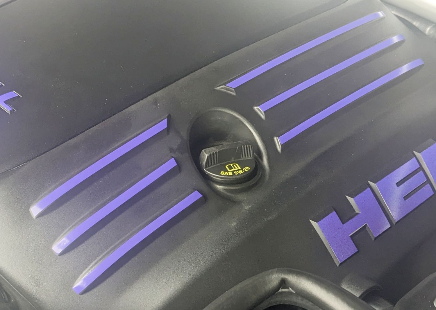 Engine Cover STRIPE Decals - 09-23 Challenger 5.7L - Challenger:EC-Stripes-01-Challenger:EC-Stripes-03-Challenger:EC-Stripes-02-Challenger:EC-Stripes-04-Challenger:EC-Stripes-05-  DRIVEN - 4
