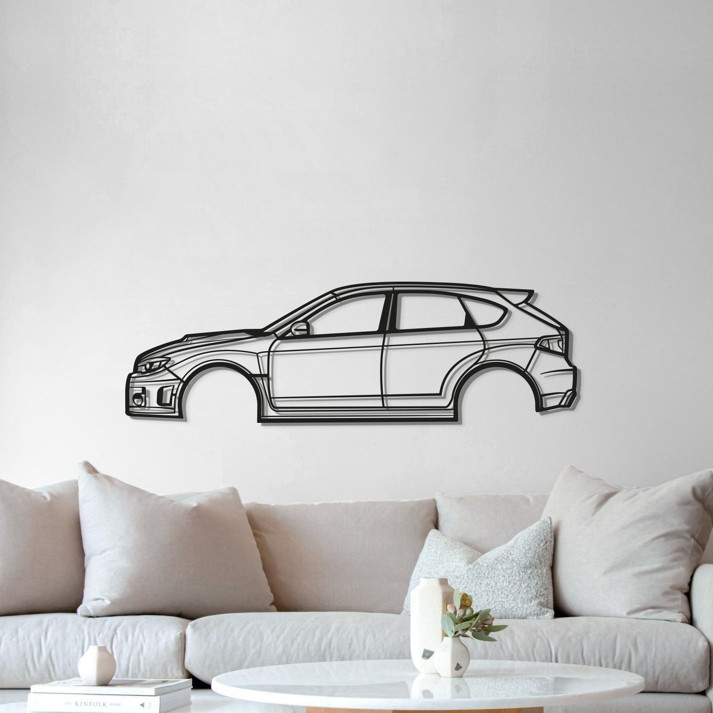 2013 WRX STI Hatchback Metal Car Wall Art - MT0491 - MT0491B49L-MT0491B69L-MT0491B80L-MT0491B99L-MT0491B120L-  DRIVEN - 5