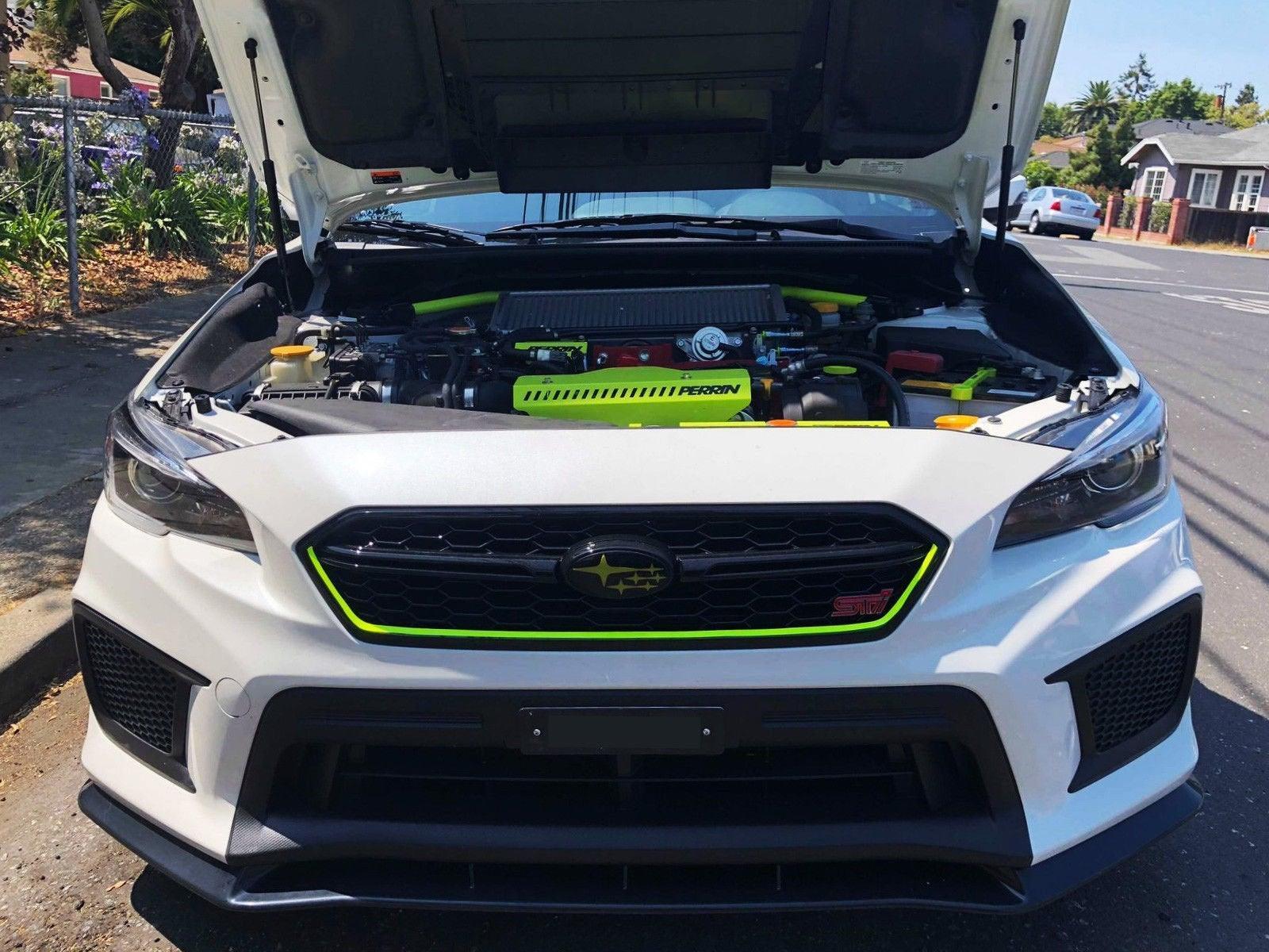 Subaru WRX STI S208 Type RA Style Grille Pinstripe - 2018-2021 WRX / STI - 18S208BL-18S208GD-18S208GN-18S208OR-18S208PI-  DRIVEN - 3