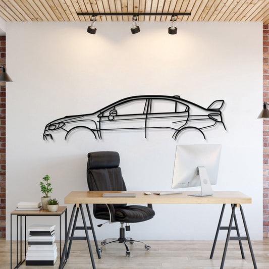 WRX STI VA Metal Car Wall Art - MT1112 - MT1112B49L-MT1112B69L-MT1112B80L-MT1112B99L-MT1112B120L-  DRIVEN - 1