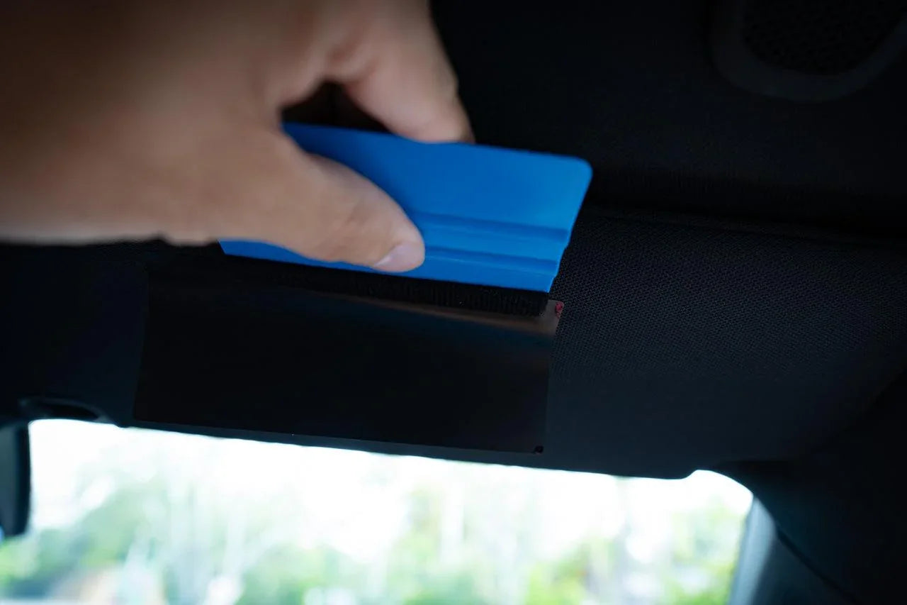 Sun Visor Air Bag Warning Overlays - 2023+ Integra - 23INTAB-MB-  DRIVEN - 5