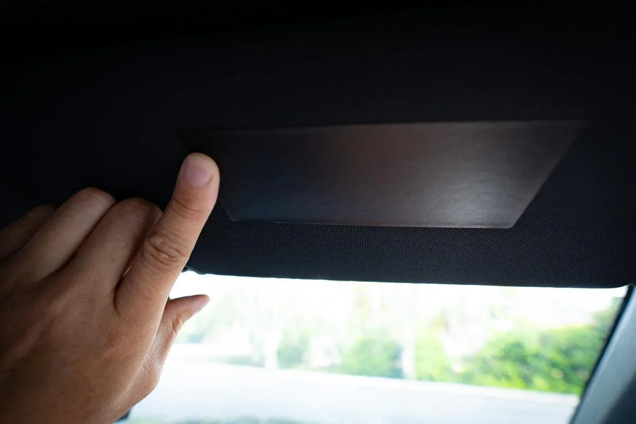 Sun Visor Air Bag Warning Overlays - 2023+ Integra - 23INTAB-MB-  DRIVEN - 6