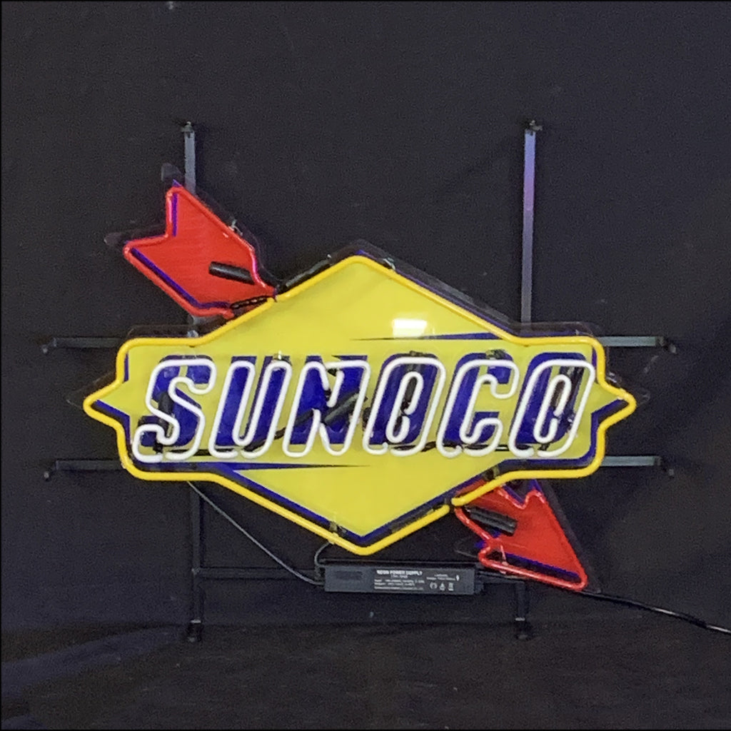 Sunoco Gasoline Company Logo Neon Signs - ME485-  DRIVEN - 3