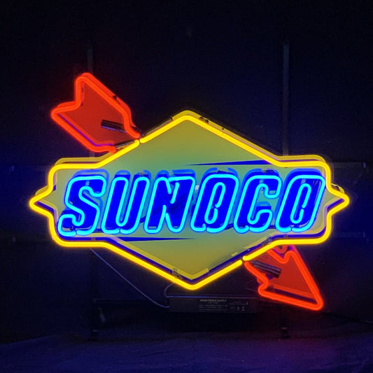 Sunoco Gasoline Company Logo Neon Signs - ME485-  DRIVEN - 1