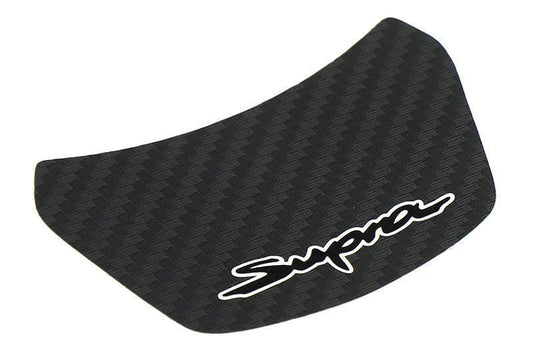 "Supra" Steering Wheel Trim Overlay (Lower) - 2020+ Supra - A90STR3DBKLW-S-  DRIVEN - 1