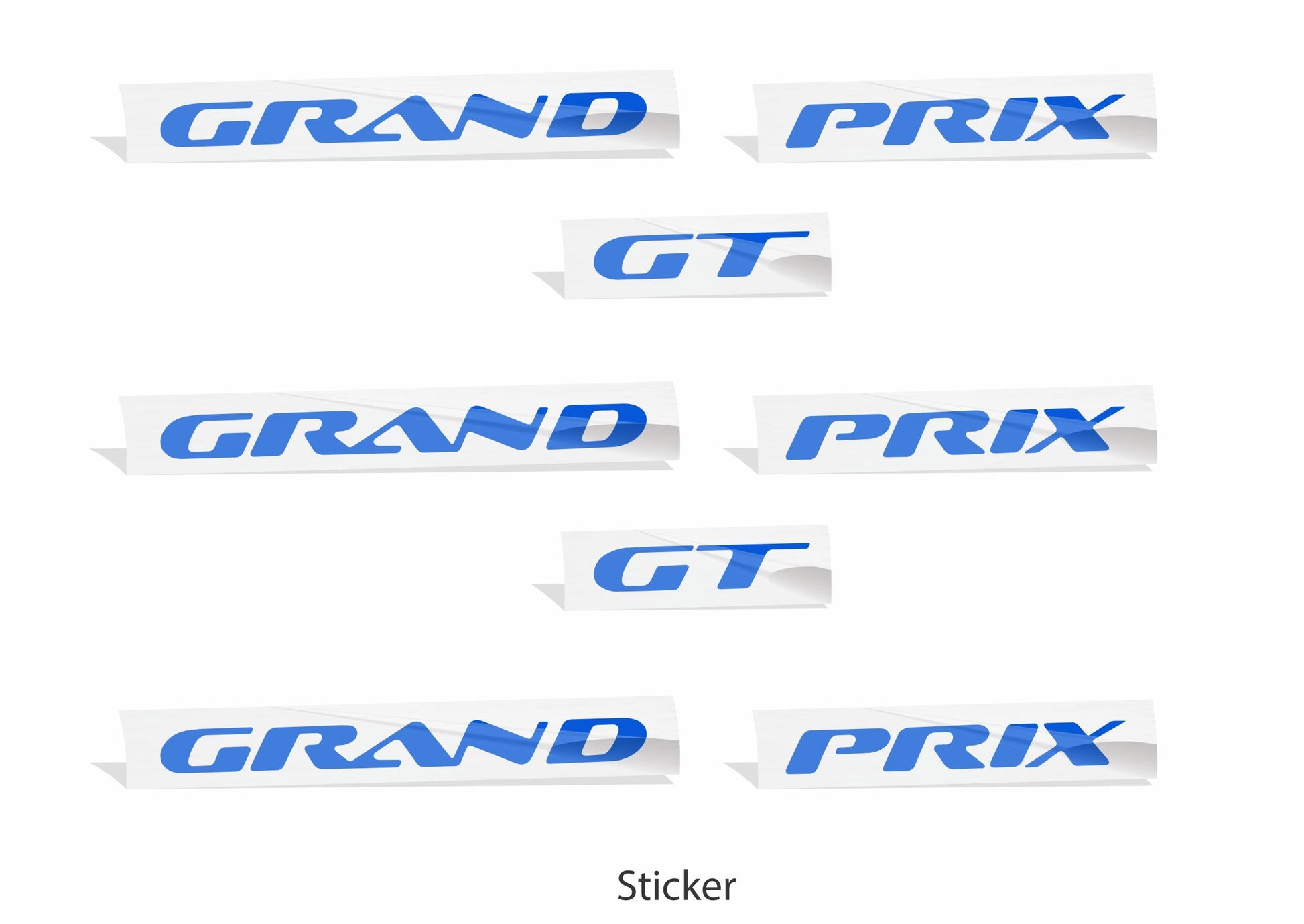 Door and Trunk Badge Overlays set of 3 - 97-03 Grand Prix GT - PO:GP:G6:GT-B-01-PO:GP:G6:GT-B-02-PO:GP:G6:GT-B-03-PO:GP:G6:GT-B-04-PO:GP:G6:GT-B-05-  DRIVEN - 5